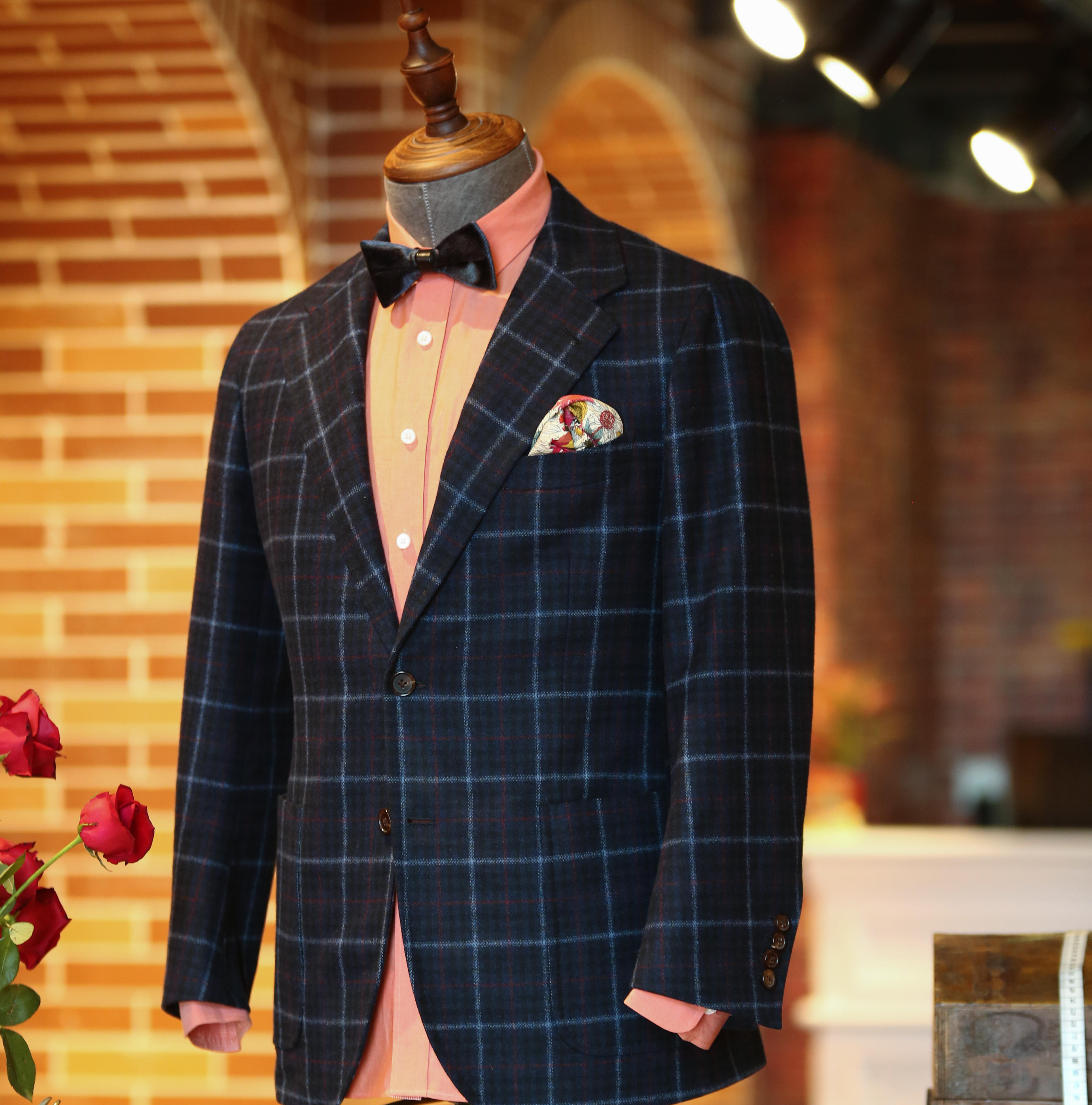 【超值绅士】英国纯羊毛进口面料深色系10件套