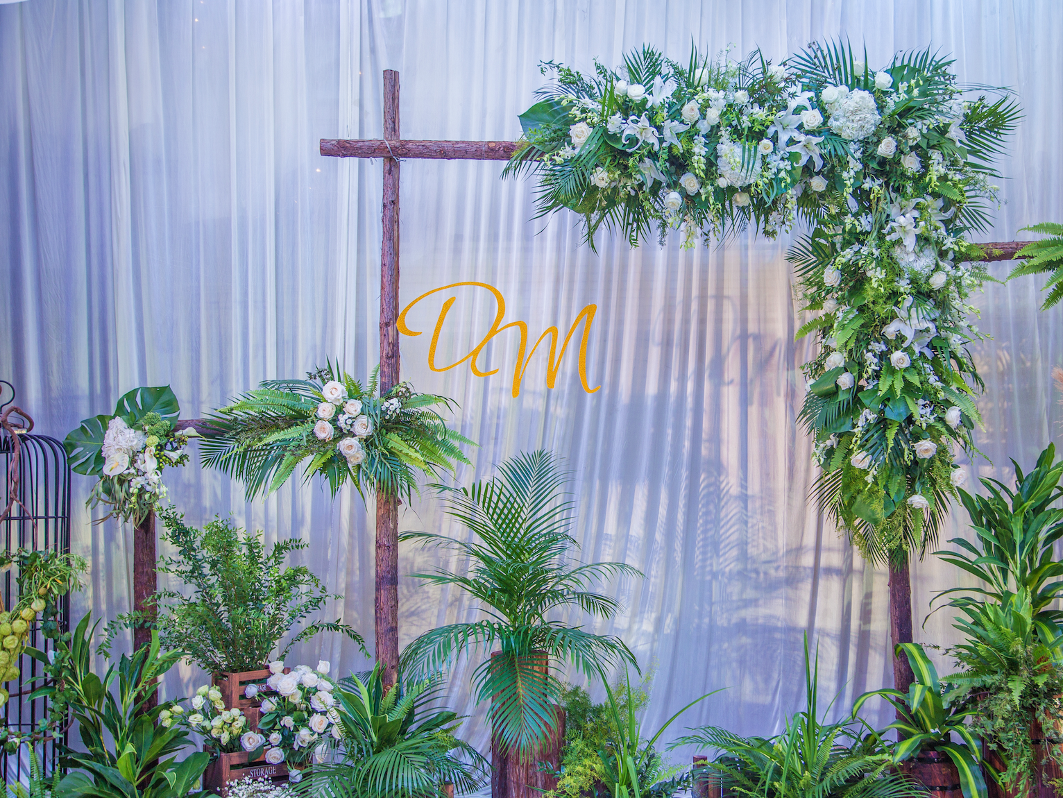 【蓝溪蔓谷】纯鲜花·经典森系婚礼