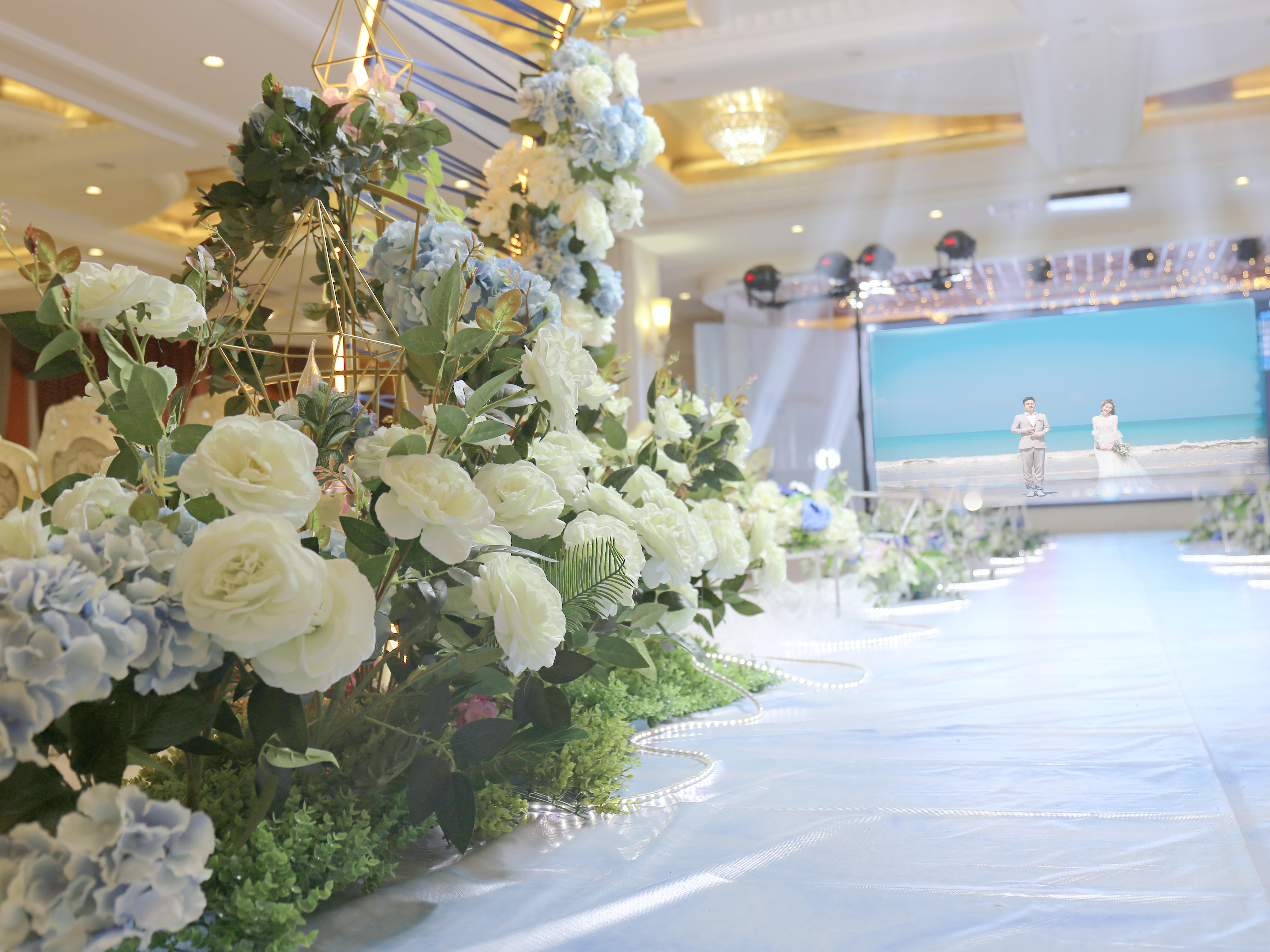 蓝白【百灵鸟婚礼lucky wedding】