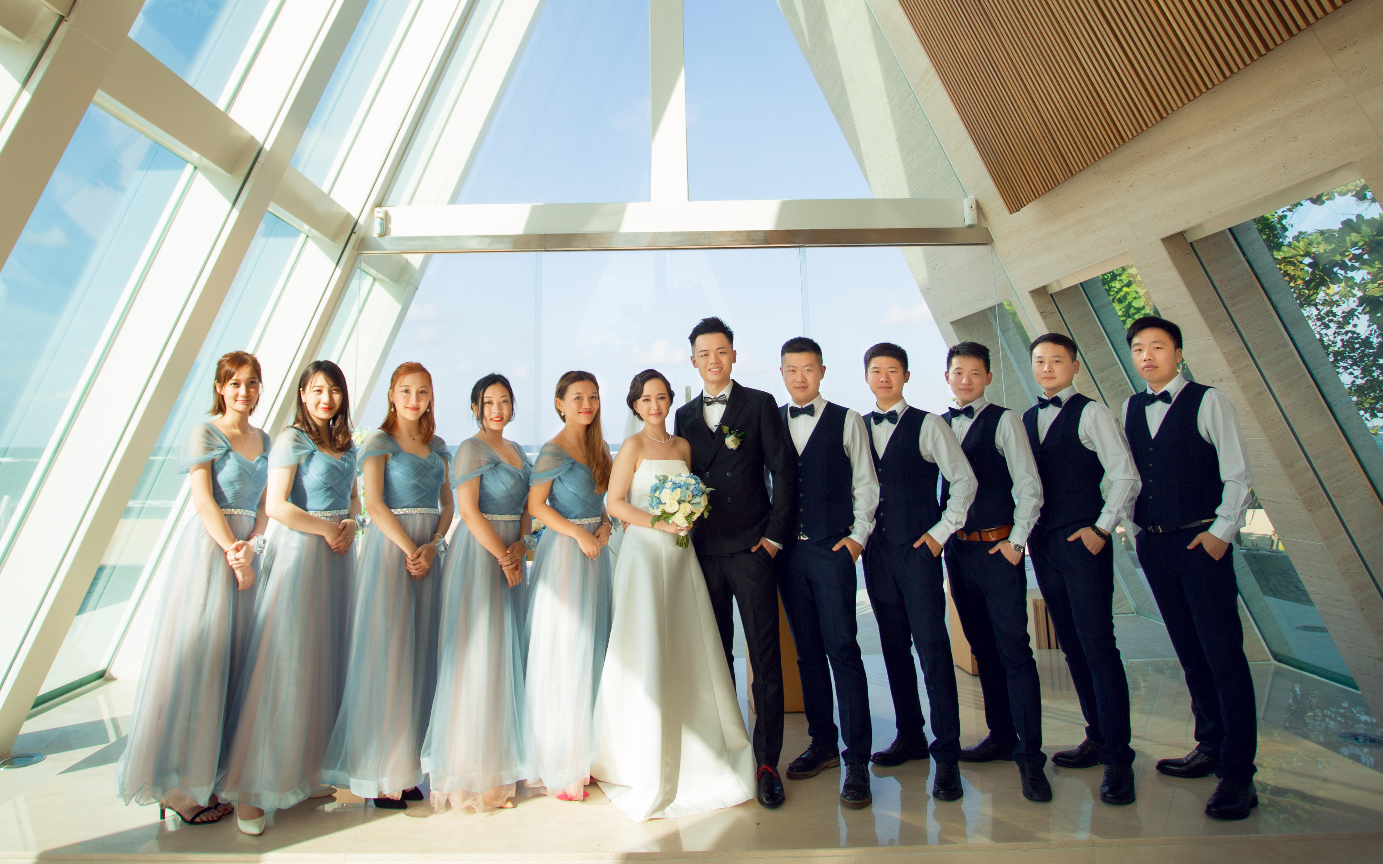 慕尚喜堂海外婚礼 港丽无限教堂