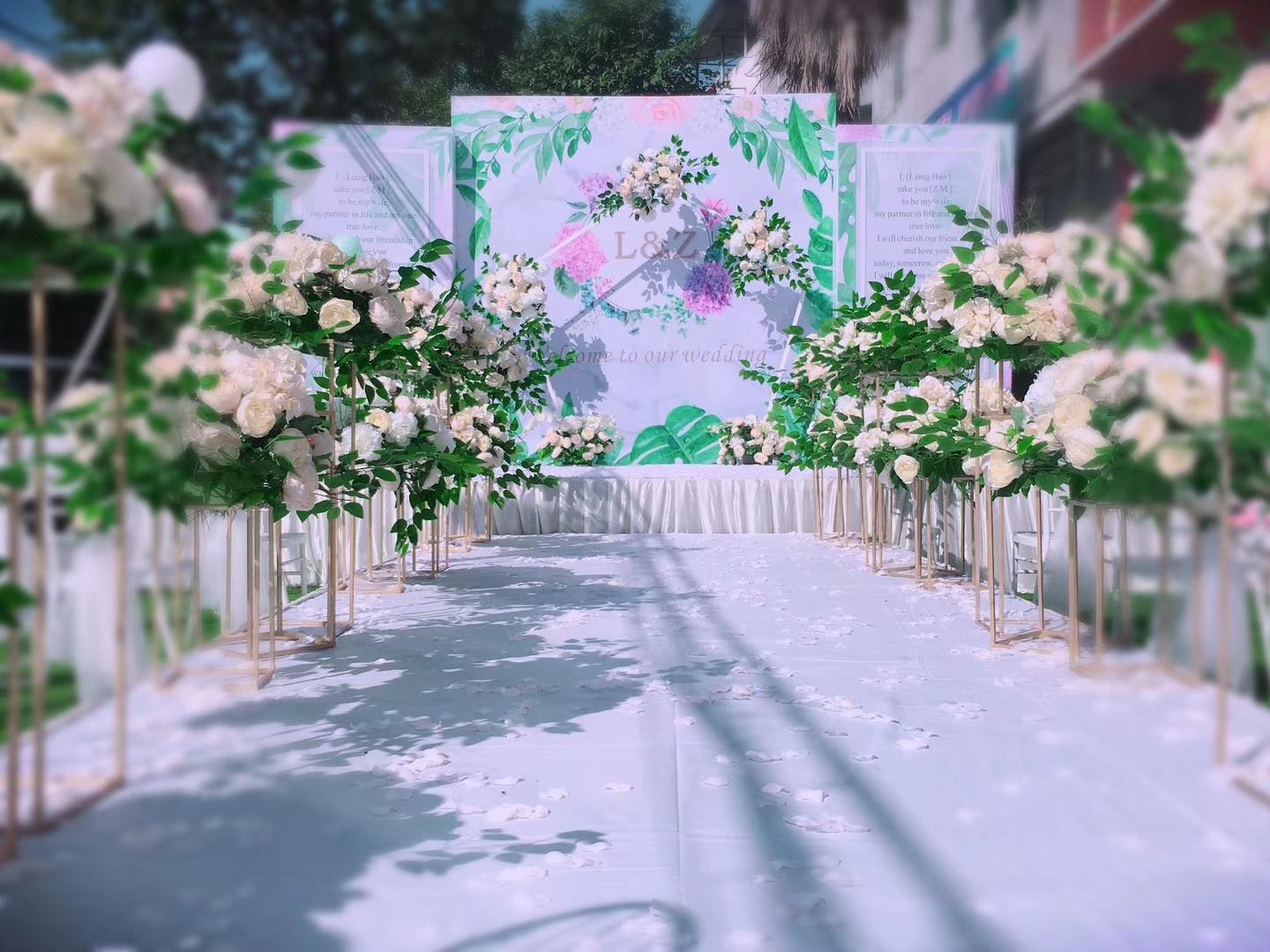 简约型婚礼，适合户外坝坝宴