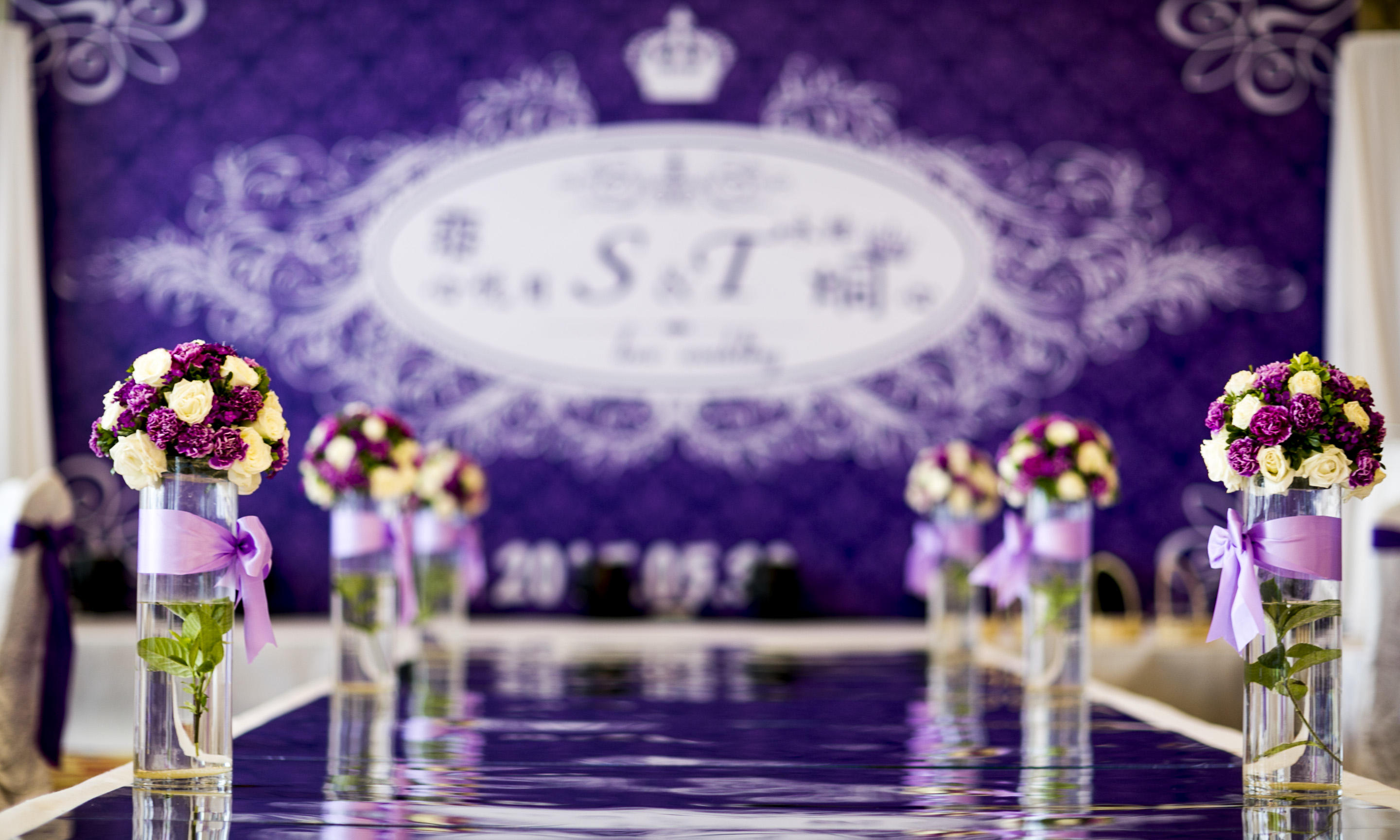 紫色调主题婚礼