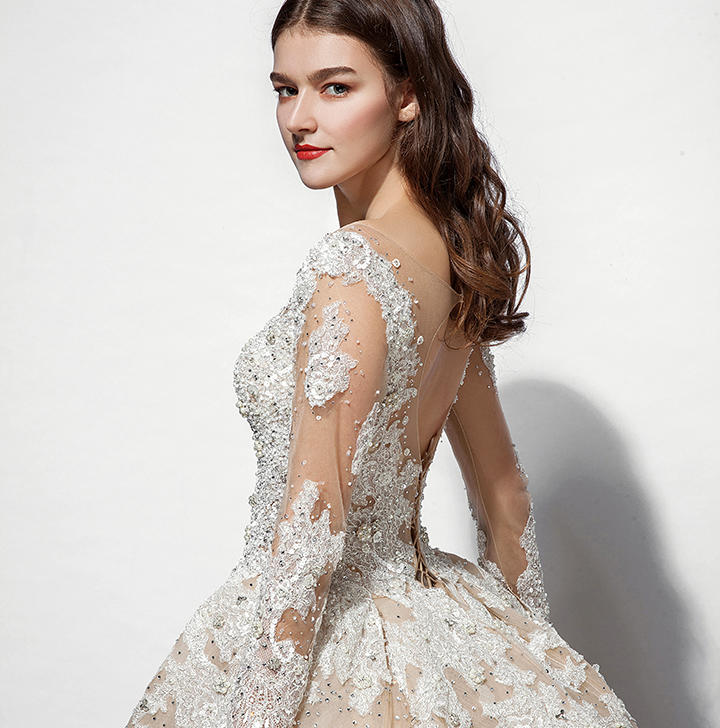 ELLA婚纱  超值华丽主纱，女王婚礼必备