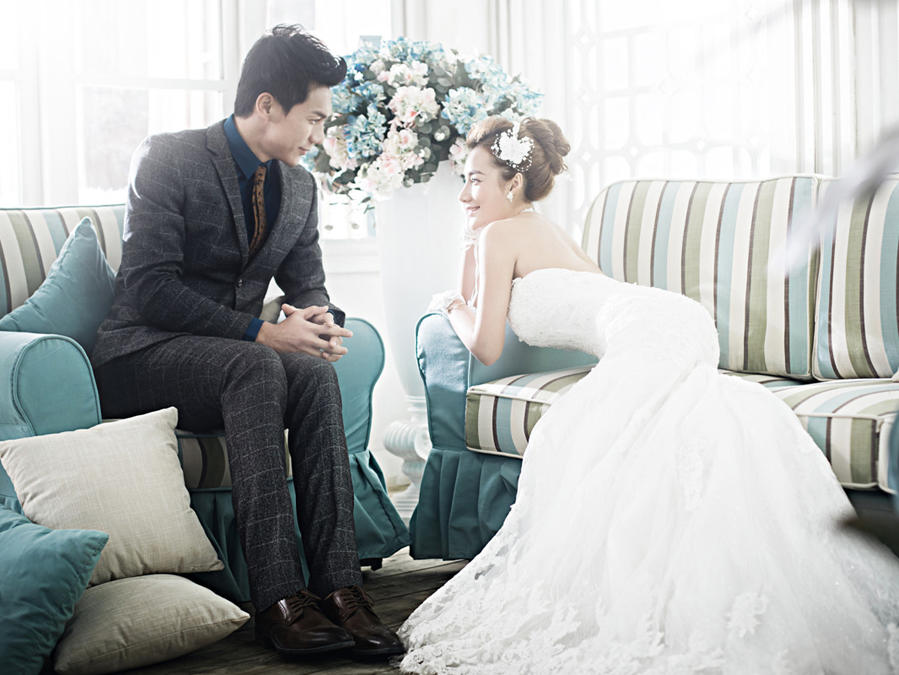 巴黎婚紗崗廈店夏季雙優(yōu)婚紗攝影套系