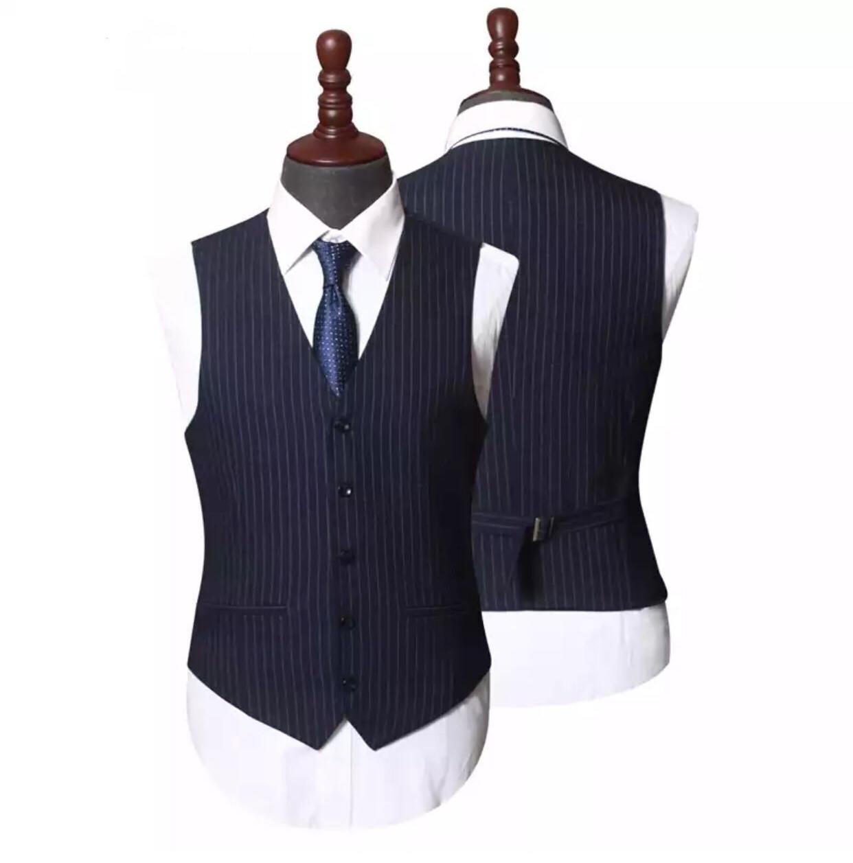 【西服宇钿】手工定制男士条纹商务休闲西服