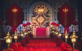 金色百年主题婚礼——圣殿