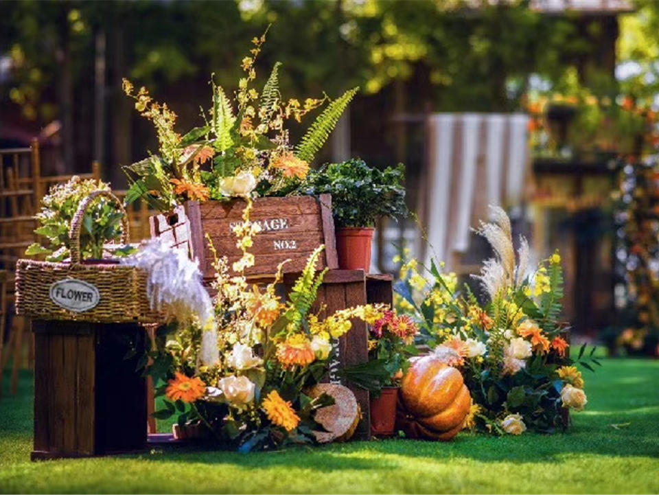 #向日葵#室外田园风小清晰婚礼