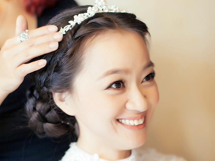 爱啦婚礼品质跟妆新娘妆半程晚宴跟妆580