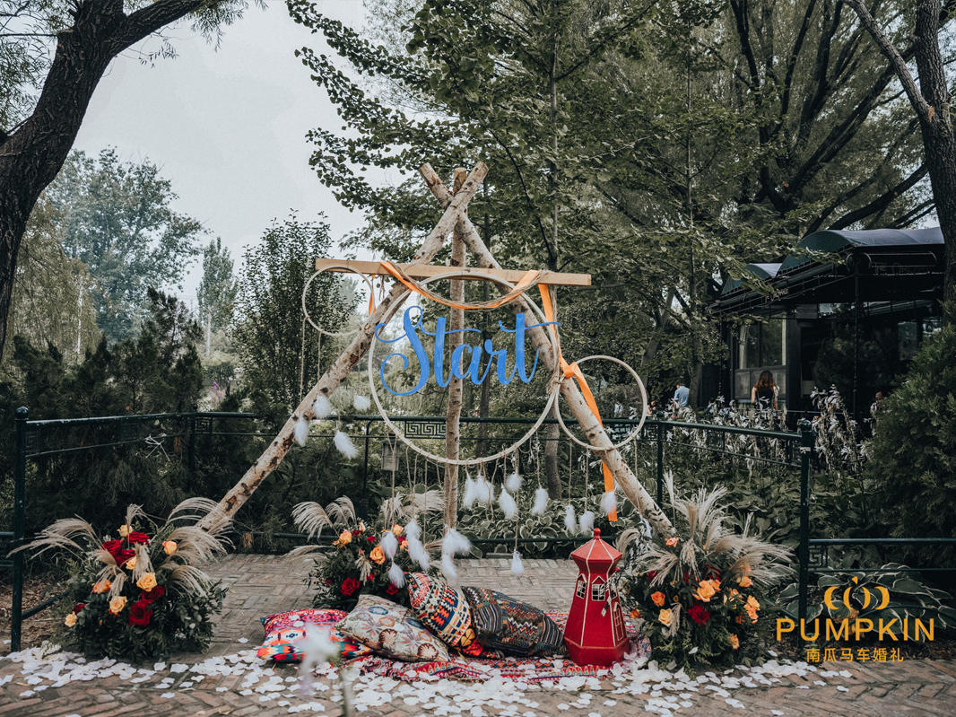 【PUMPKIN婚礼策划】室内boho风