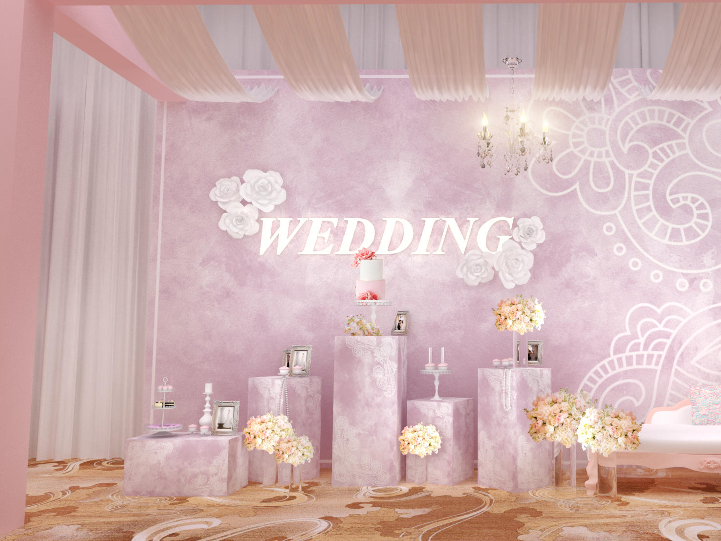 【年度热卖】超值主题婚礼  粉色浪漫春暖花开