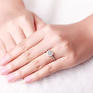 【谛珂珠宝】浪漫的心-70分心形钻石结婚戒指钻戒