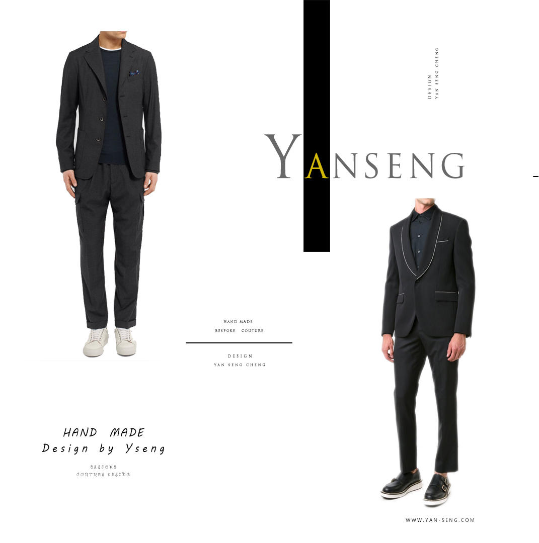 YANS/男士套西/进口中档羊毛面料/量身定制