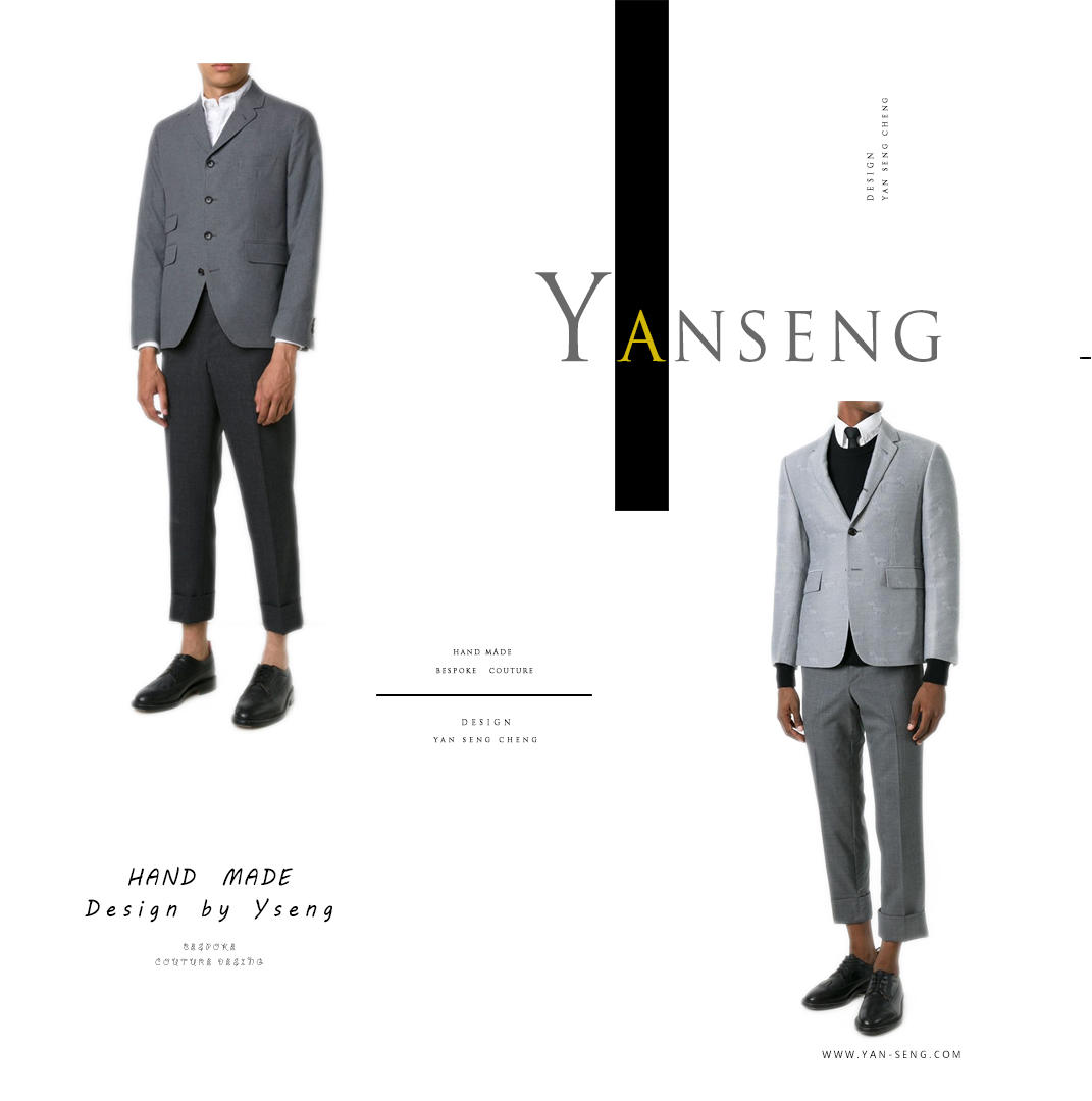 YANS/男士套西/进口中档羊毛面料/量身定制
