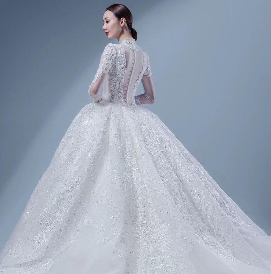 【薇町热卖】高定大牌拖尾6件套