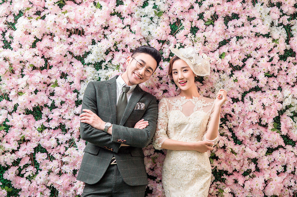 【巴黎经典】韩式时尚——开满鲜花的墙下