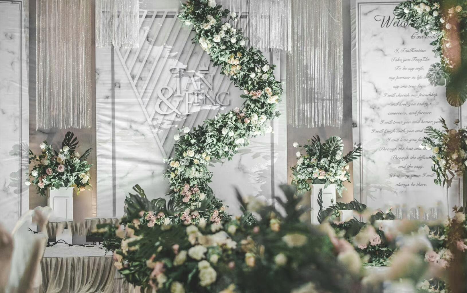 夏天婚期的小伙伴看过来！简约森系婚礼《静好》