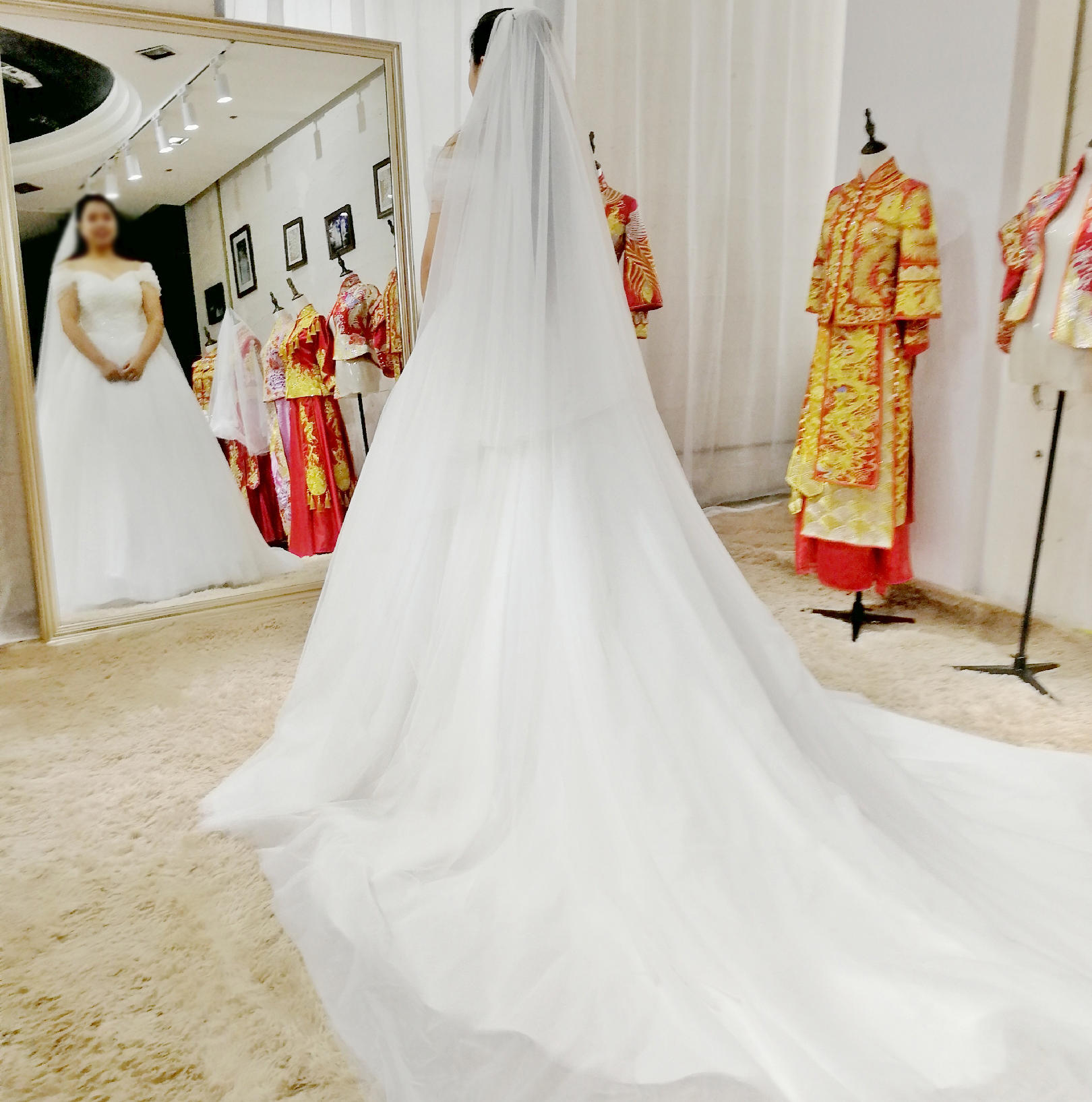 【售】【乐熙婚纱】原创设计~西子，一款纯真的婚纱