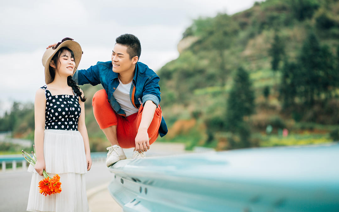 【送全新ST婚纱】【送全新贺伯帝西服】【送夜景】