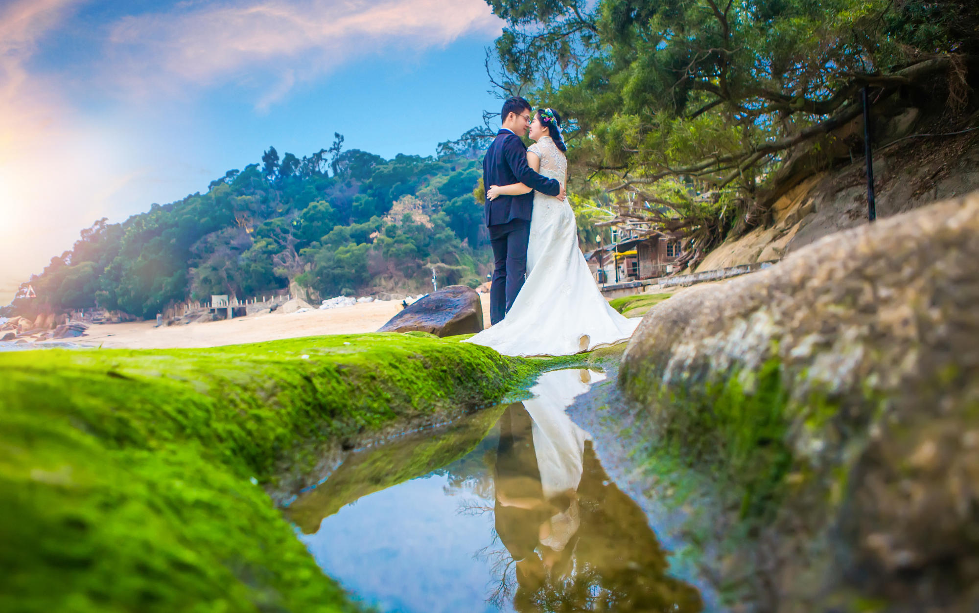 【品质优荐】送：酒店+包邮+接机+新婚纱