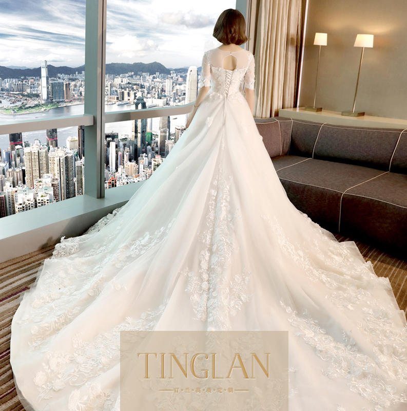 汀兰婚纱高级定制：韩国多款任选 送4件伴娘服