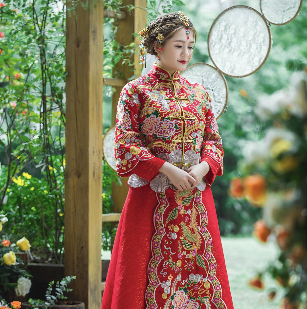 【中式秀禾服】--单件租赁