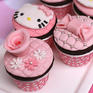 粉色HOLLE KITTY主题甜品台