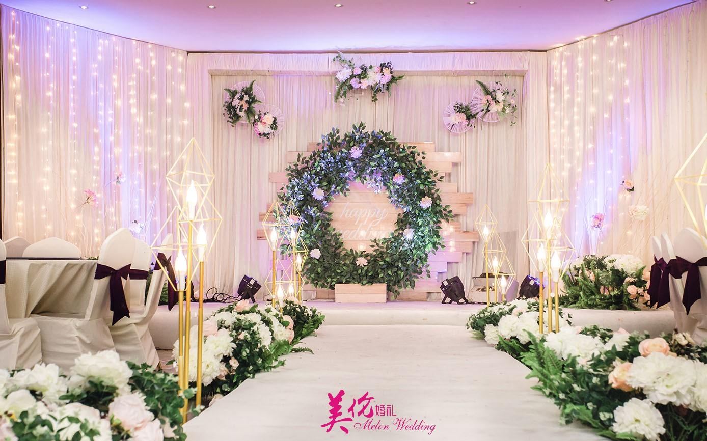 美伦婚礼高端定制，玉明酒家——小清新