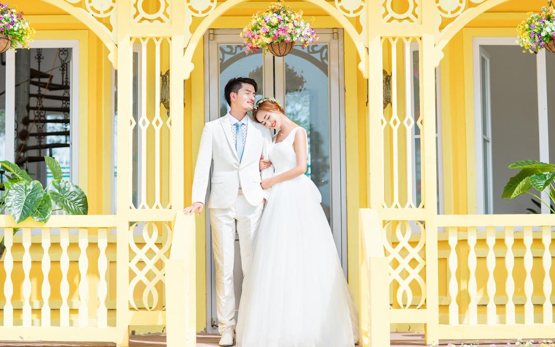 CU婚纱代拍团队拍摄海景基地套餐