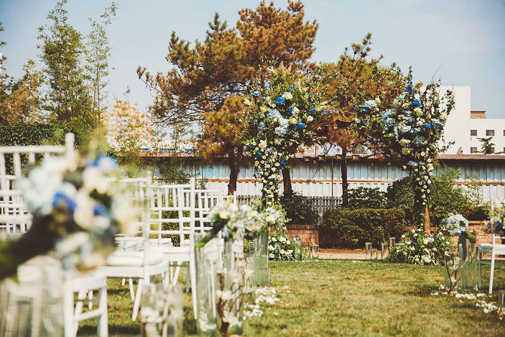 艾恩婚礼 | 简约白蓝色系婚礼