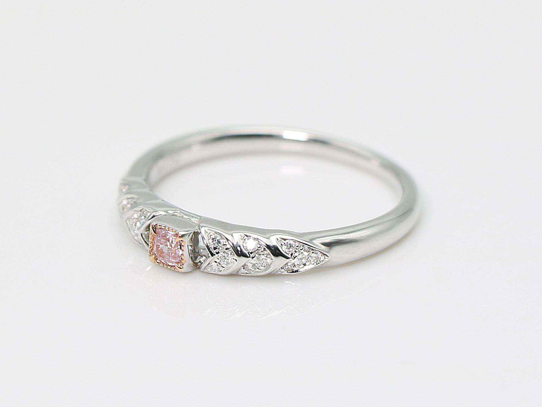 【特蕾莎】麦穗粉钻少女钻戒