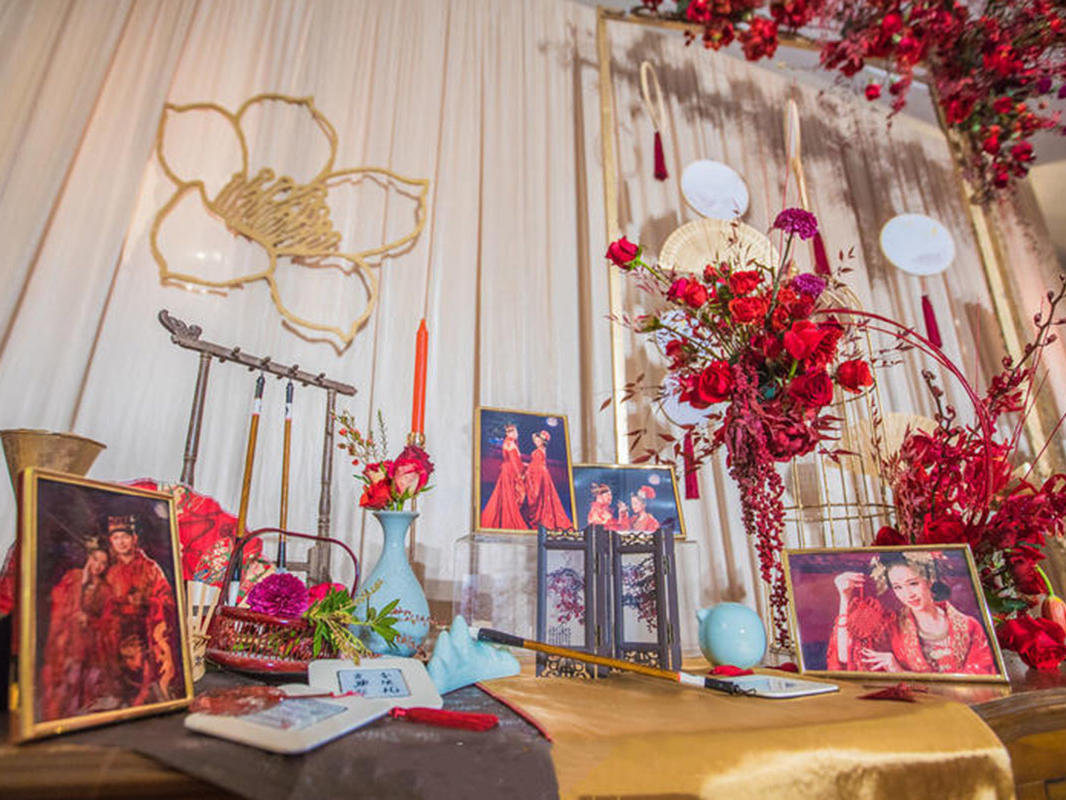 花沐婚礼 | 摩登艺术风，奢华复古高端婚礼