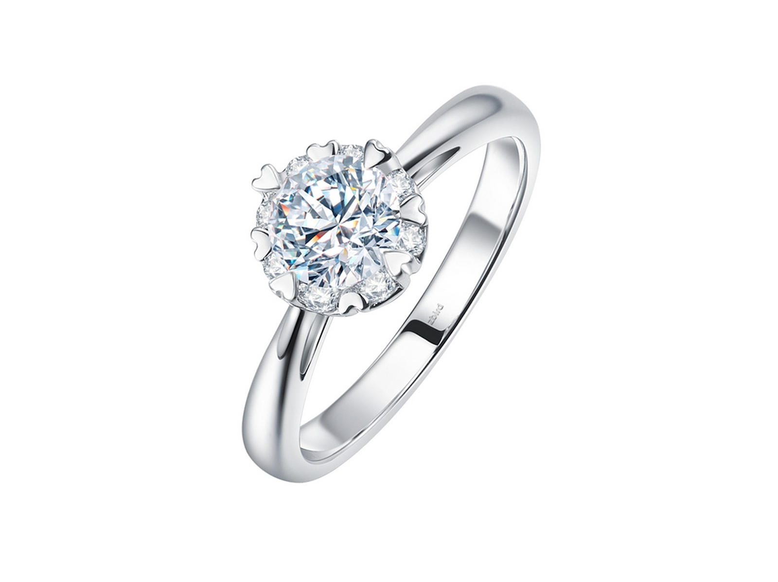 钻石小鸟【拥暖】结婚钻戒