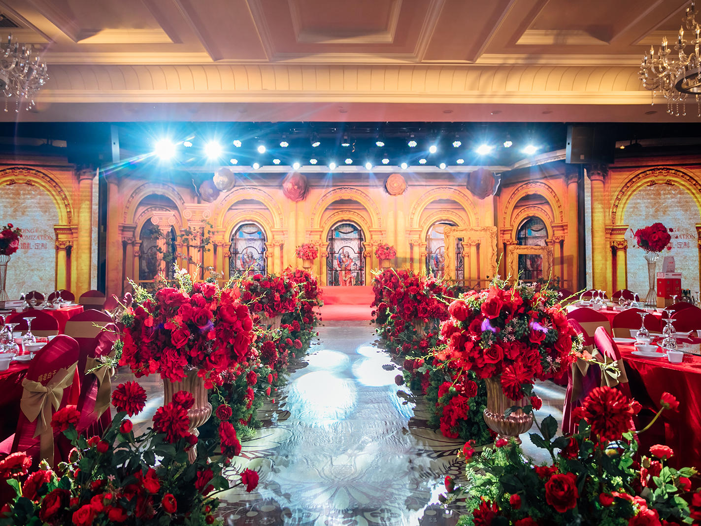 【红金欧式】奢华的宫殿风