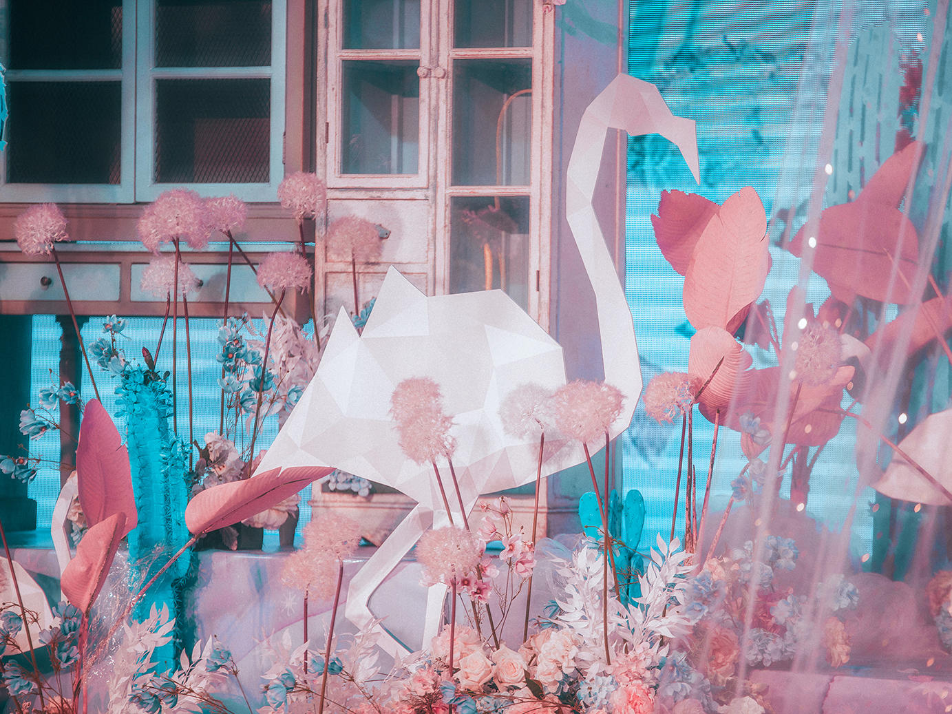 【东方万国】撞色小清新/带户外个性创意婚礼推荐