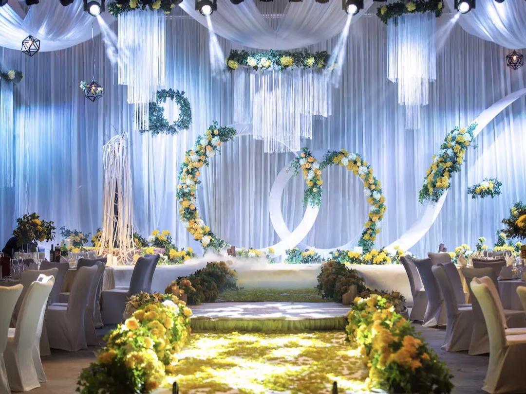 【美人鱼婚礼定制款】户外大棚婚礼含四大金刚