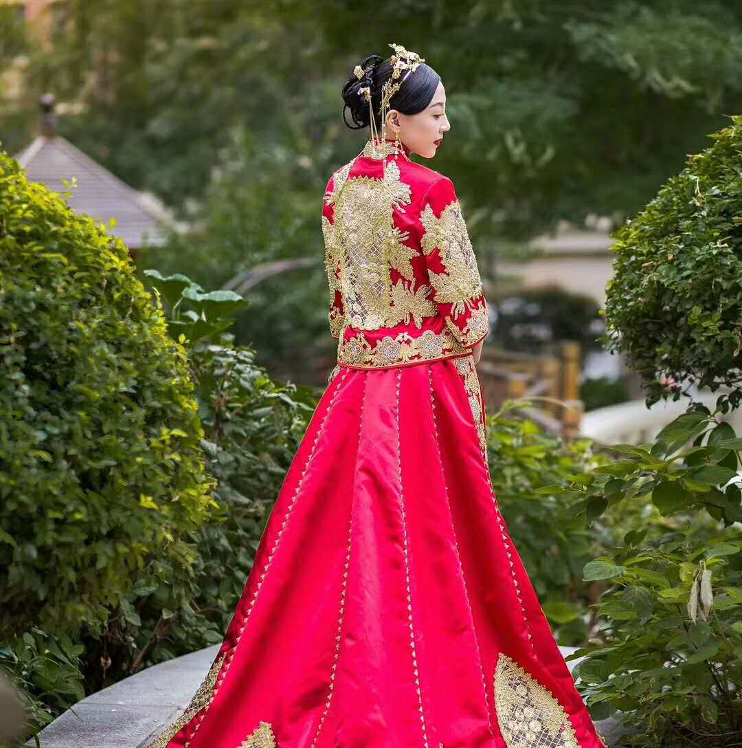 【品质优选】主纱+秀禾服各一件