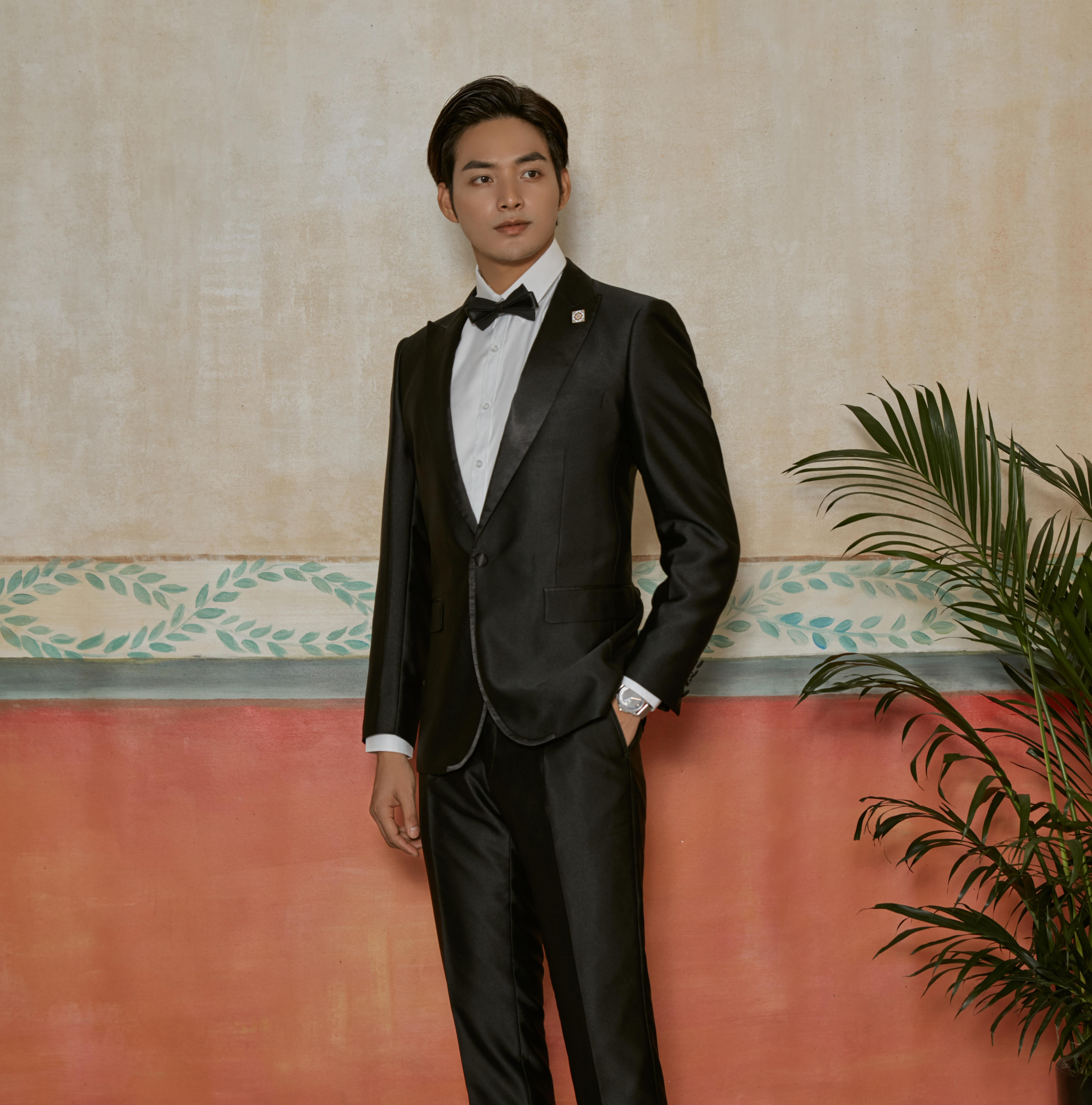 CIPRESSO新郎结婚礼服西服套装男士修身韩版
