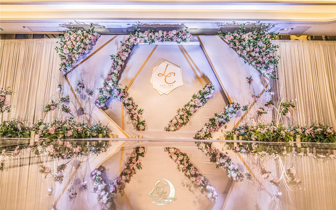 【柏菲婚典】繁花似锦   粉色花艺清新唯美婚礼