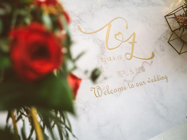 婚礼爆款——大理石纹，简约，简洁/别样红