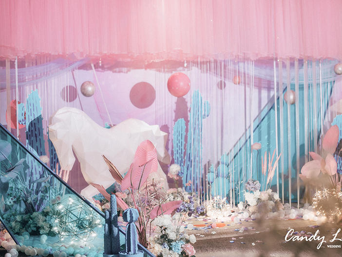 【东方万国】撞色小清新/带户外个性创意婚礼推荐