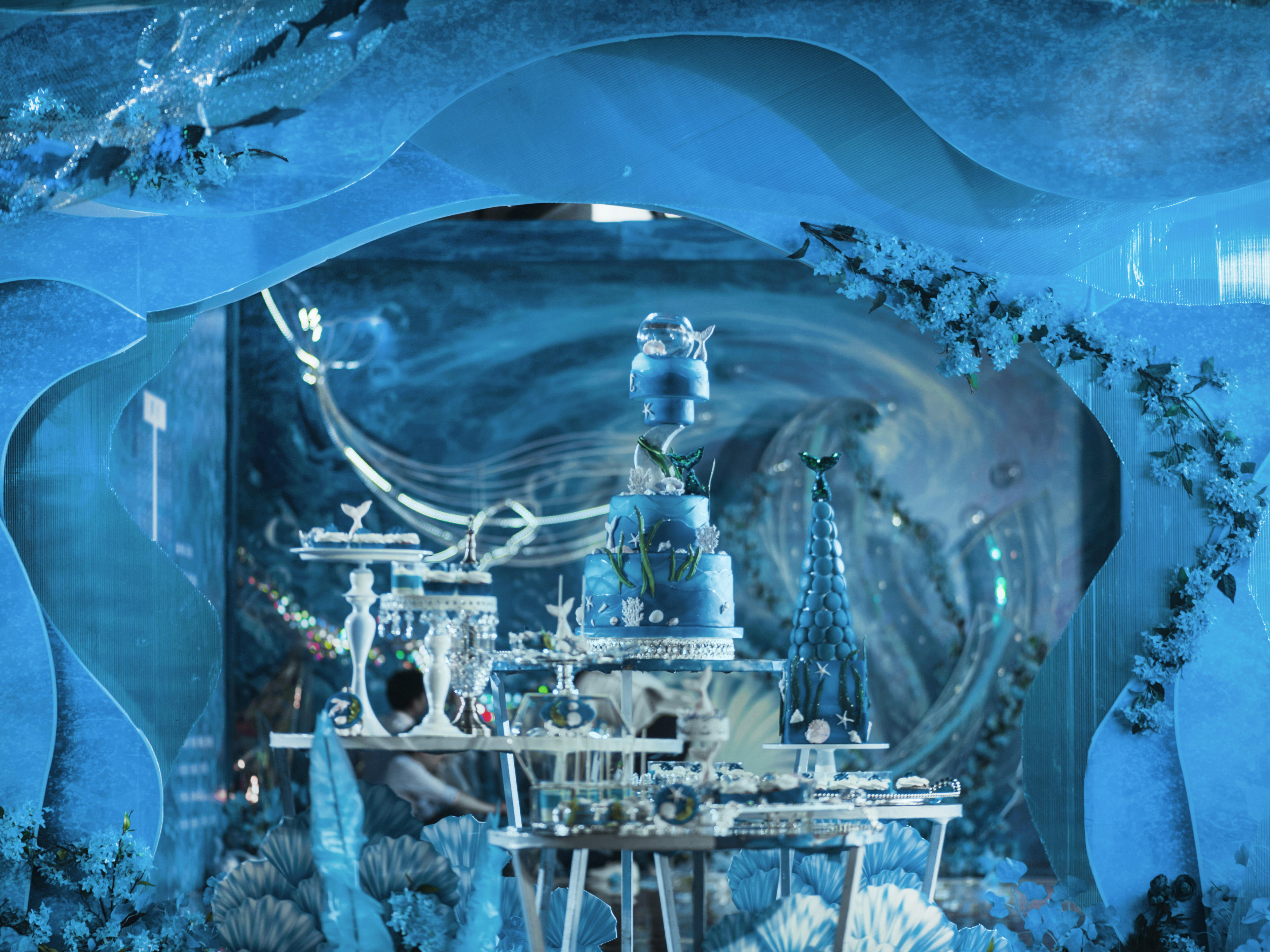 深海丨DreamPark·海洋蓝色主题婚礼