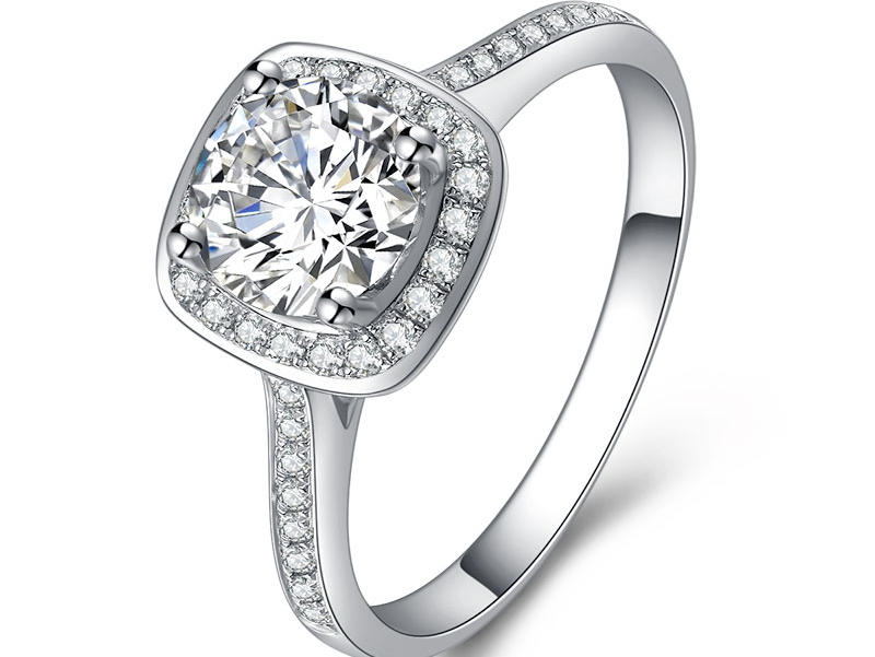 特际定制结婚钻石钻戒女婚戒50分定制款-耀世