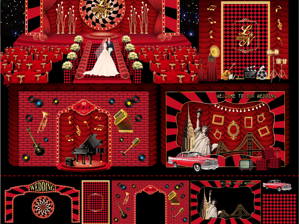 【华尔兹婚礼】百老汇主题婚礼