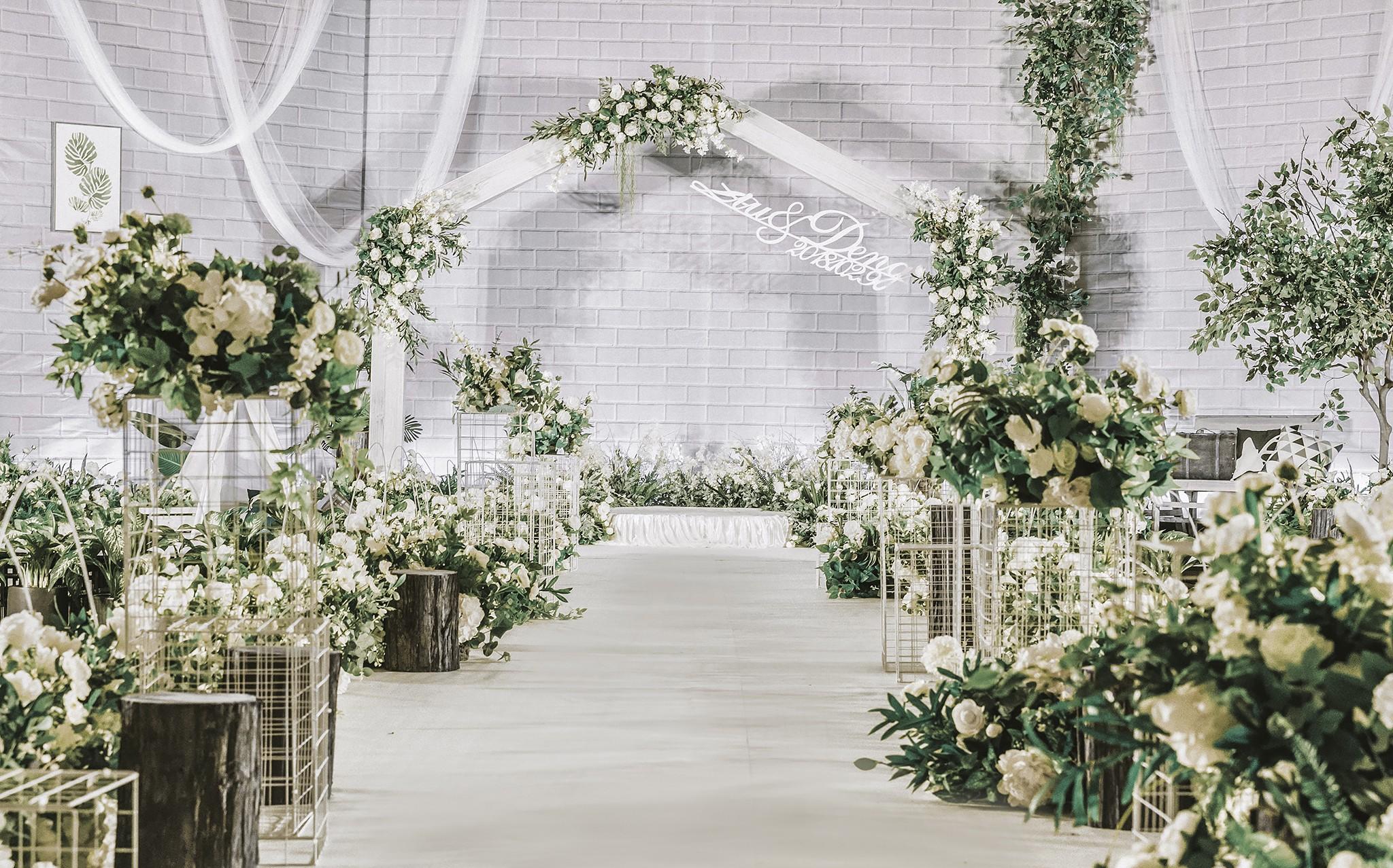 超大厅无吊顶饱满小清新森系