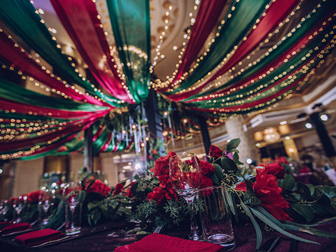 【佘山索菲特】撞色高定风/含四大金刚/创意定制