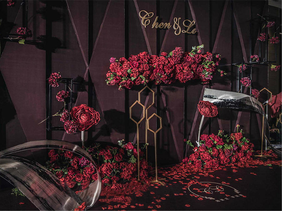 《红黑色系主题婚礼》高端华丽，奢华时尚
