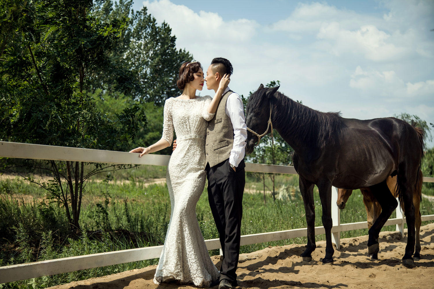 简单唯美时尚系列婚纱照 3699