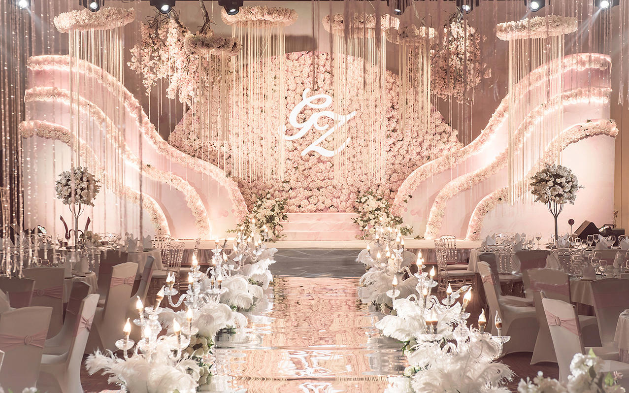 [红帆婚礼]繁花/粉色浪漫系/花艺设计满分