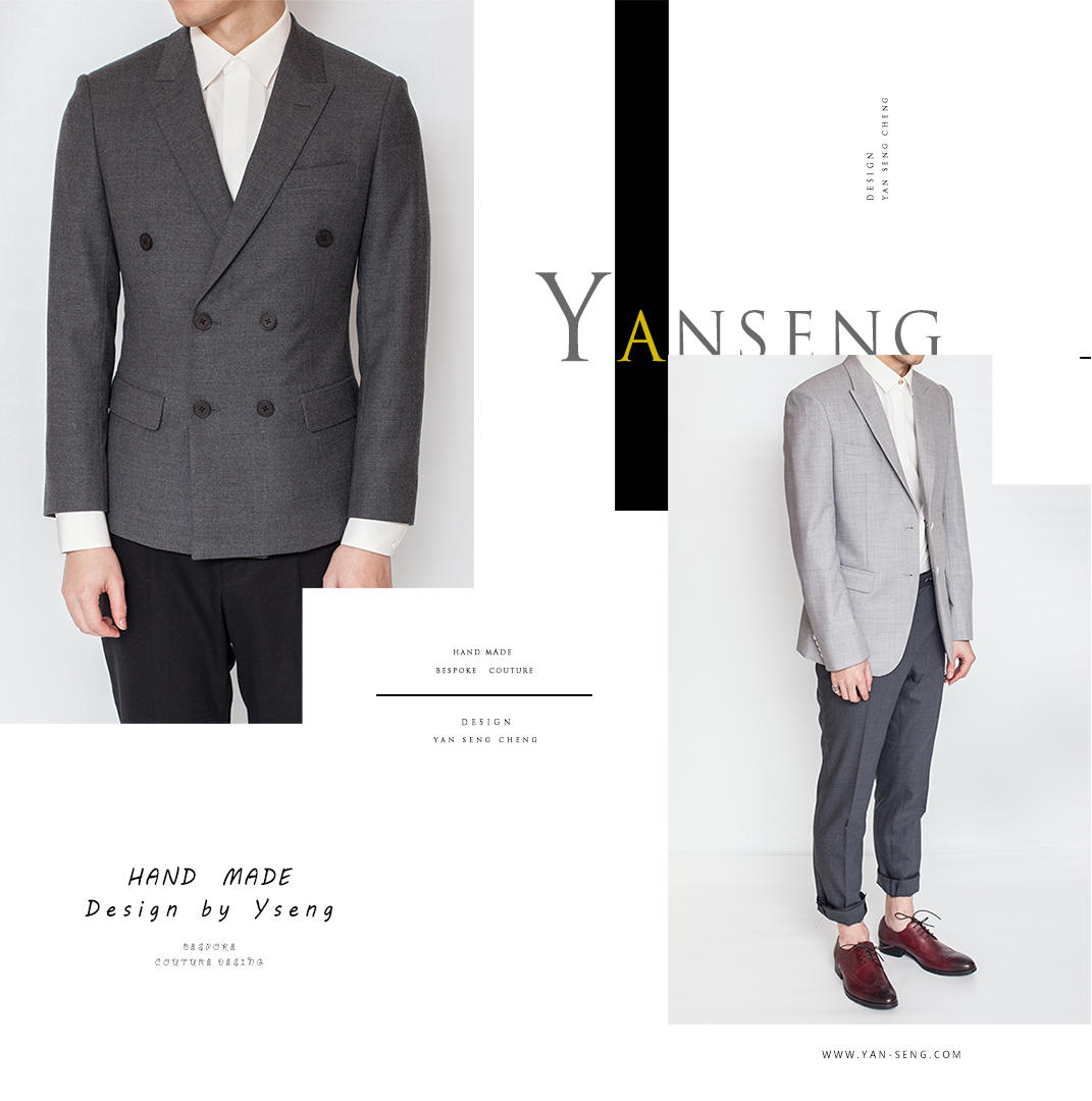 YANS/男士套西/高级羊毛面料/量身定制