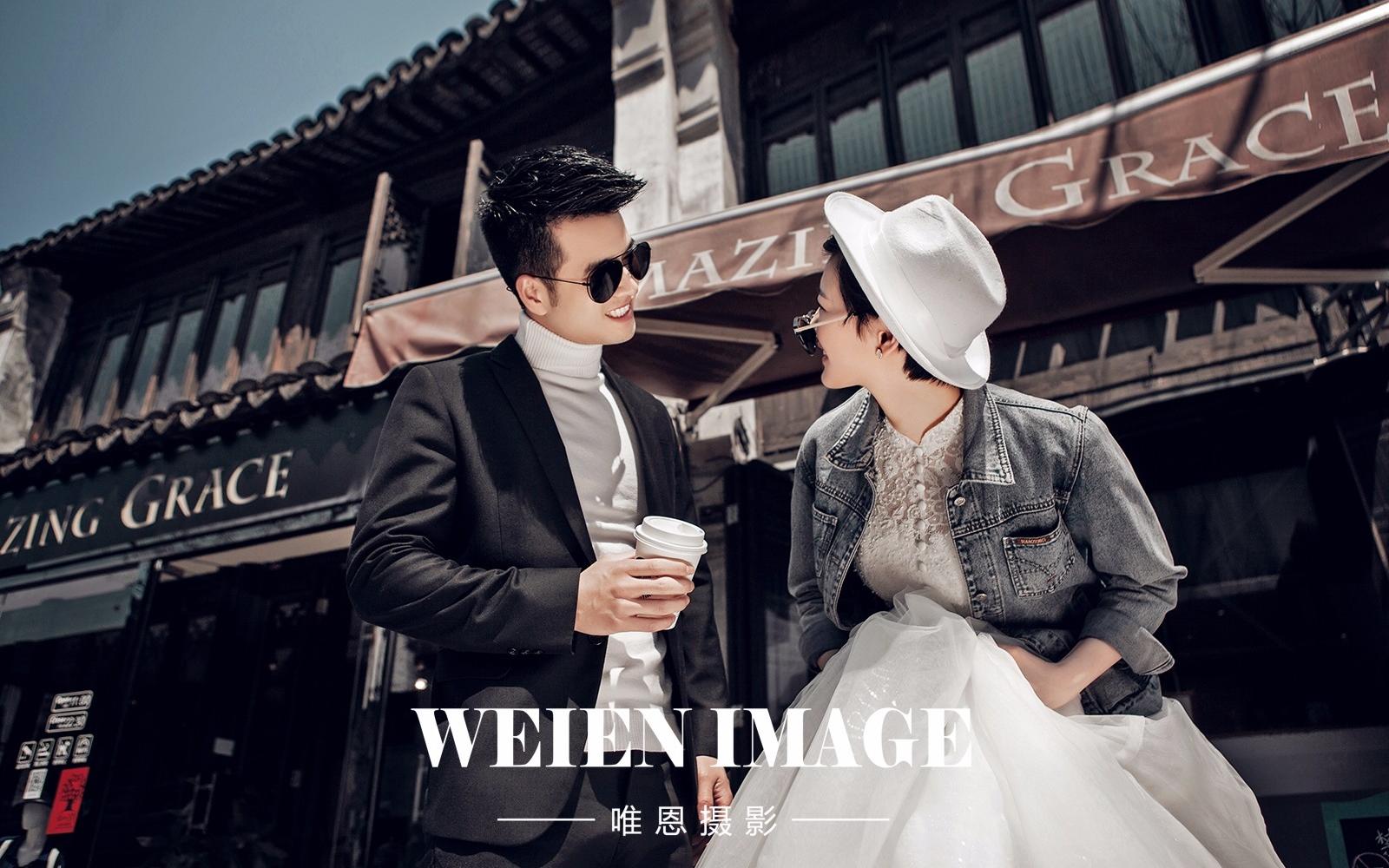 【唯恩摄影】一价全包森系工笔画致青春摄影婚纱照